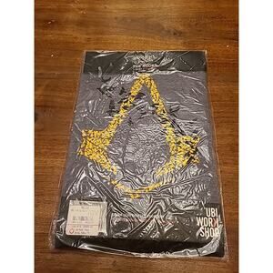 UBi Workshop Shirt Mens Medium Grey Short Sleeve Crew Neck Pullover T Shirt XL